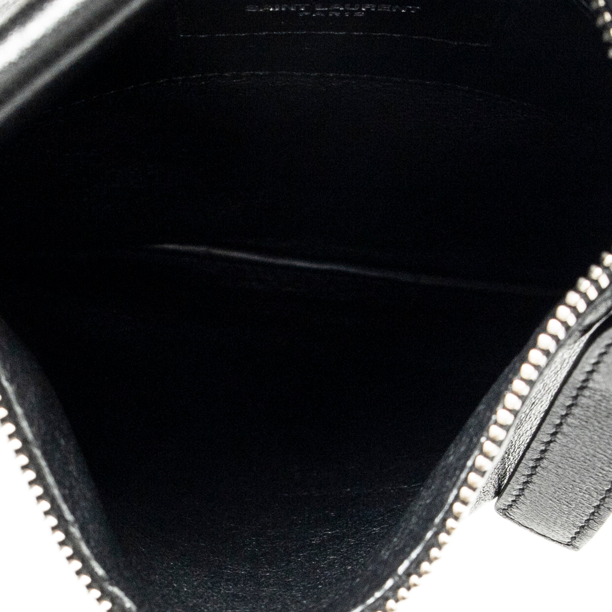 Shoulder Bag Flat Sid Crossbody Black Calfskin Leather