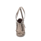 Handbag Micro Mini Bucket Taupe Monogram Satin