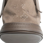Handbag Micro Mini Bucket Taupe Monogram Satin