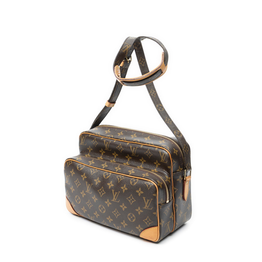 Shoulder Bag Nil Brown Monogram Canvas