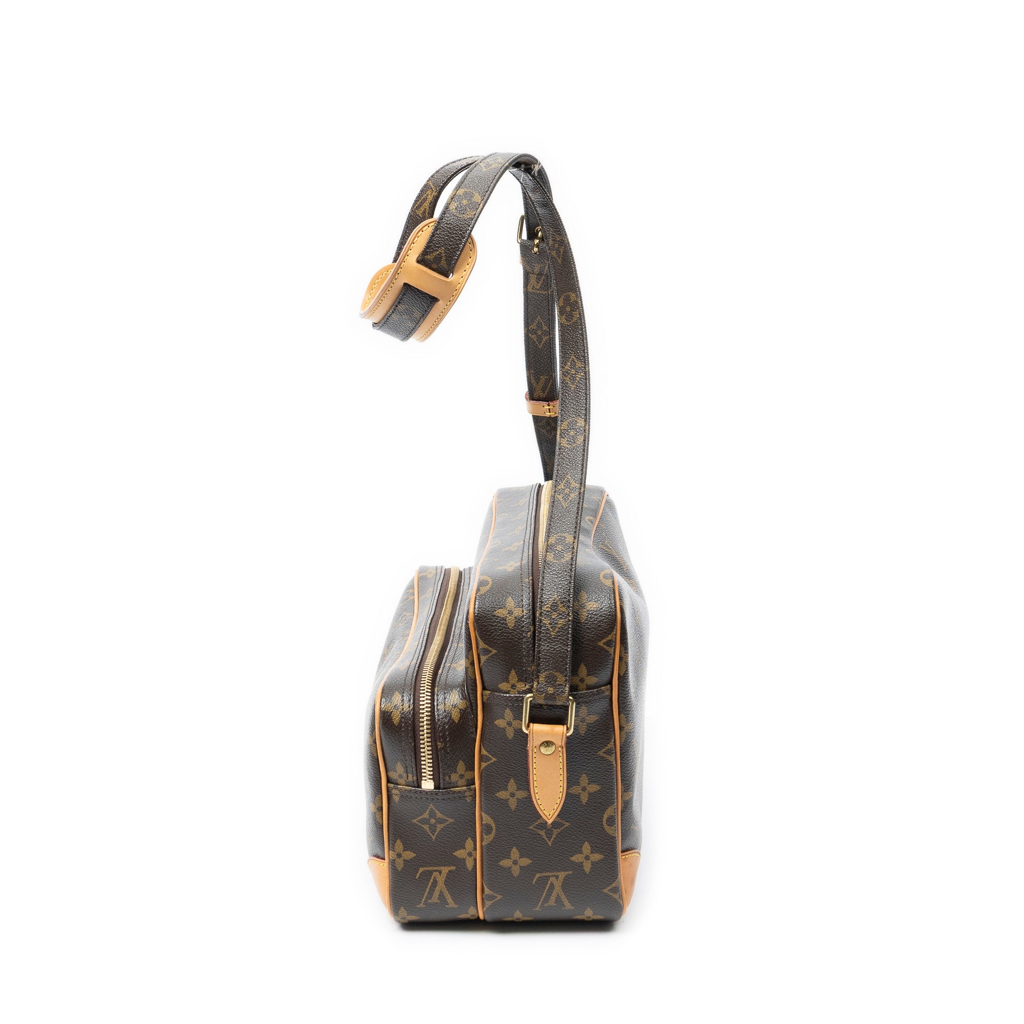 Shoulder Bag Nil Brown Monogram Canvas