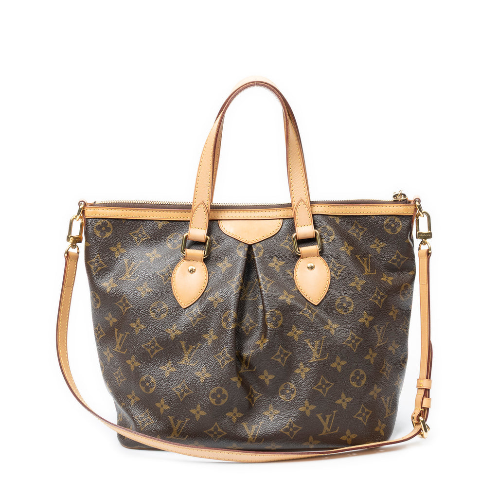 Shoulder Bag Palermo PM Brown Monogram Canvas