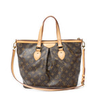 Shoulder Bag Palermo PM Brown Monogram Canvas