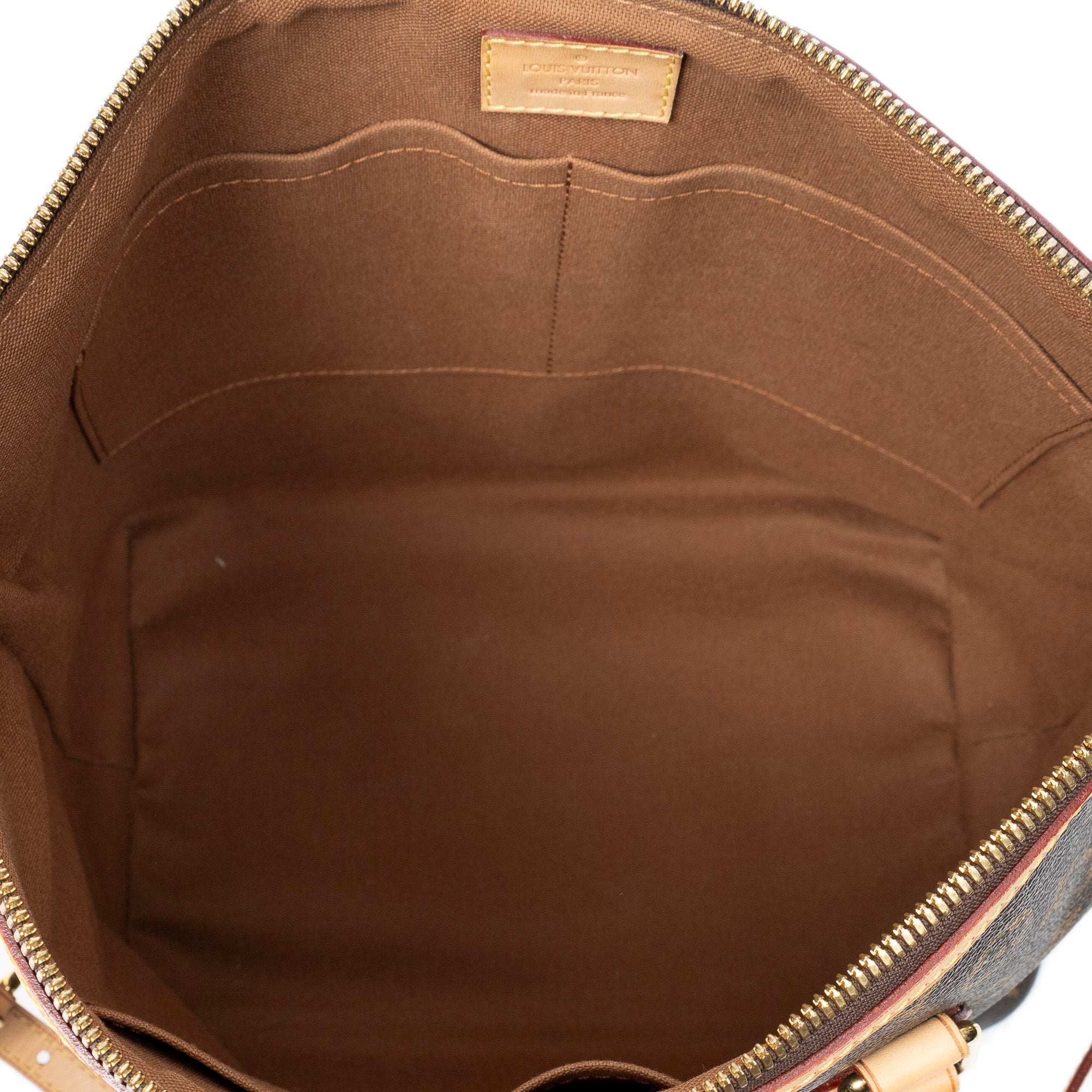 Shoulder Bag Palermo PM Brown Monogram Canvas