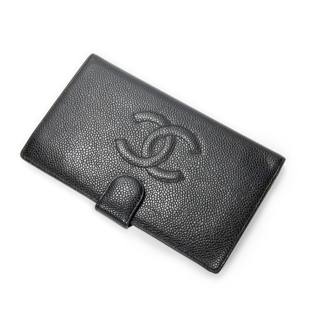 Wallet Timeless French Purse Wallet Black Caviar Leather