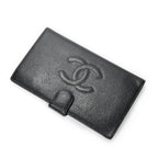 Wallet Timeless French Purse Wallet Black Caviar Leather