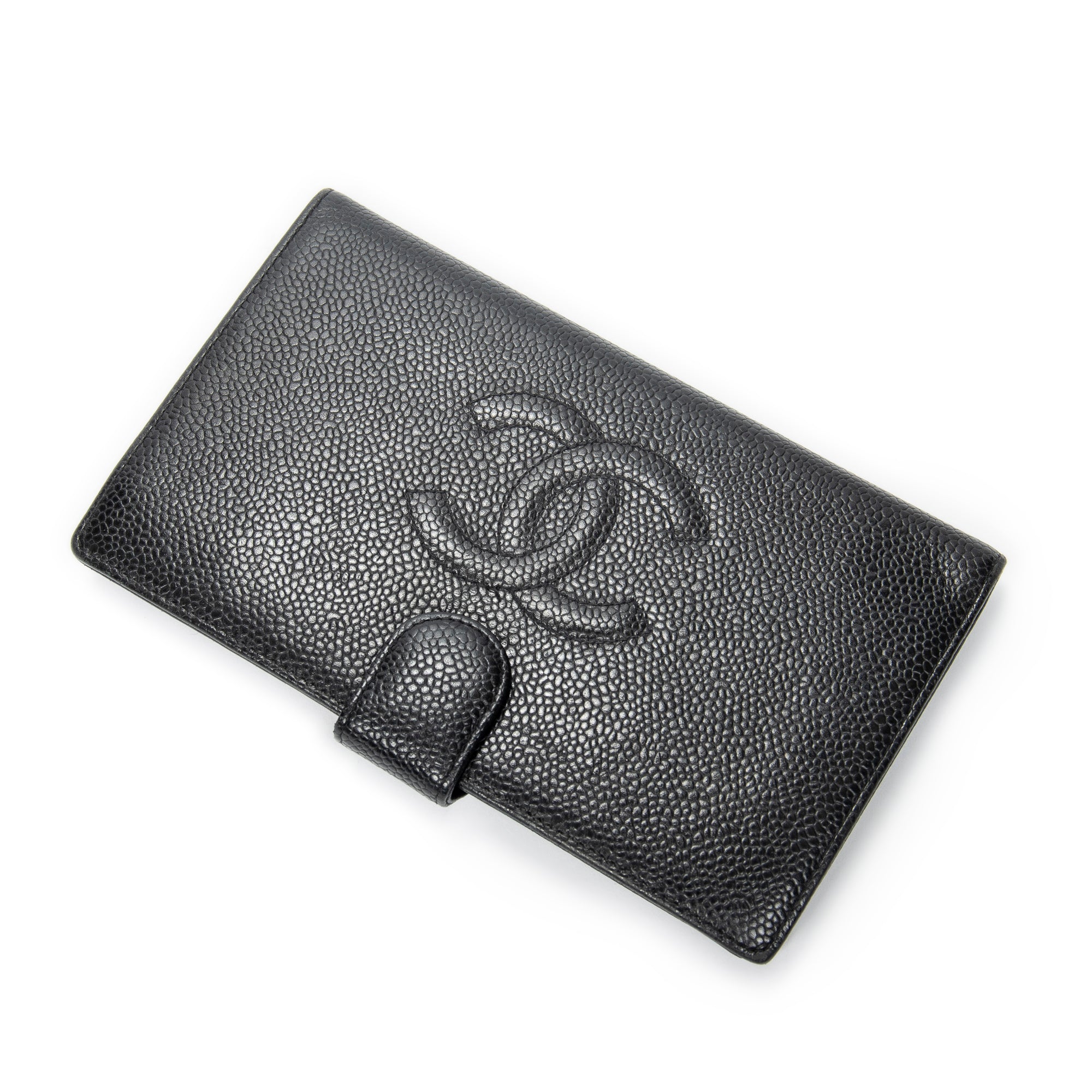 Wallet Timeless French Purse Wallet Black Caviar Leather