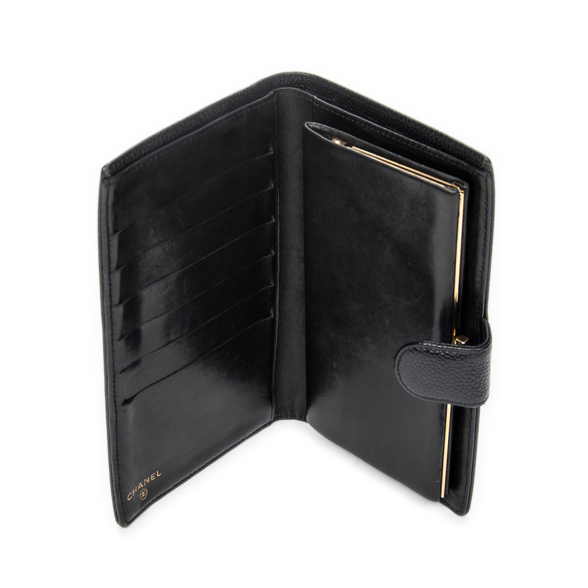 Wallet Timeless French Purse Wallet Black Caviar Leather