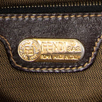 Handbag Vertical Tote Brown Zucca Canvas