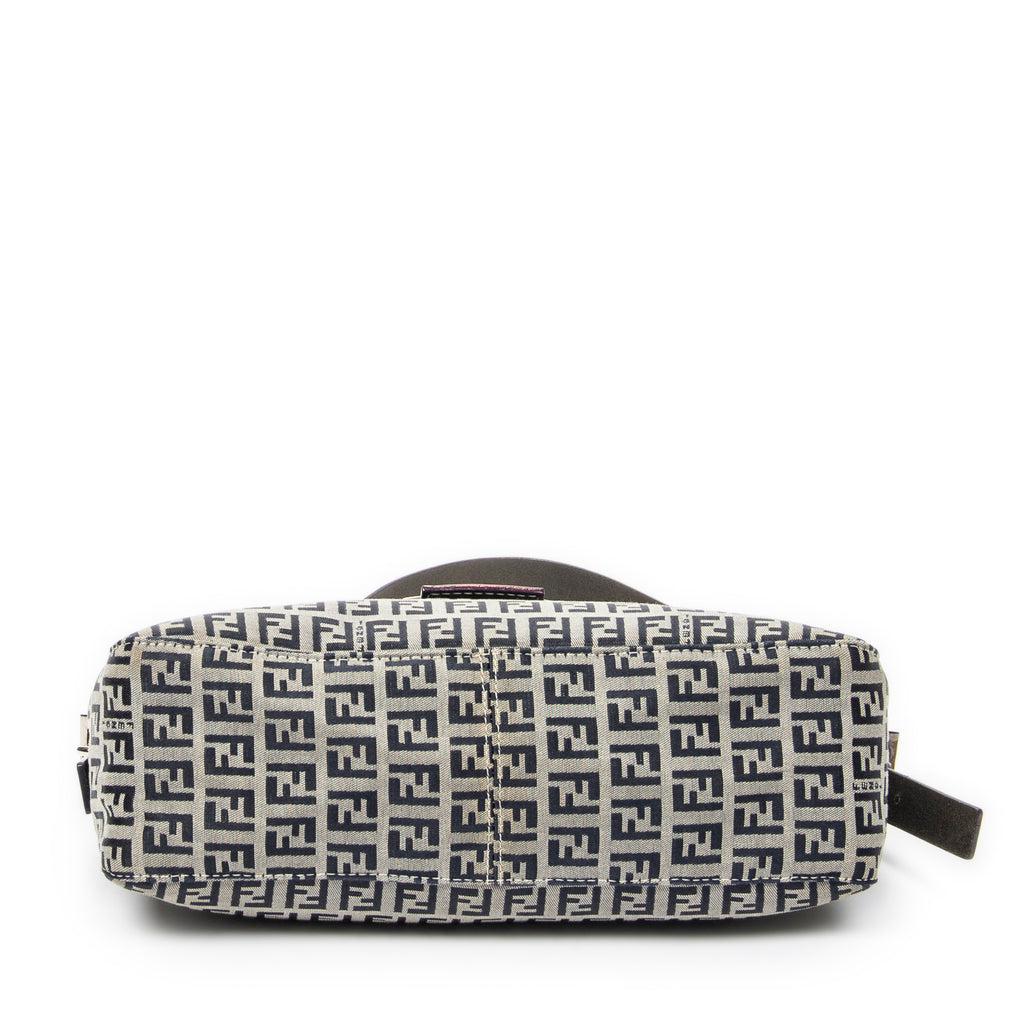 Shoulder Bag Front Slip Pocket Shoulder Tote Grey Zucchino Canvas
