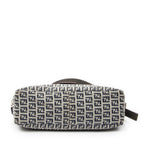 Shoulder Bag Front Slip Pocket Shoulder Tote Grey Zucchino Canvas
