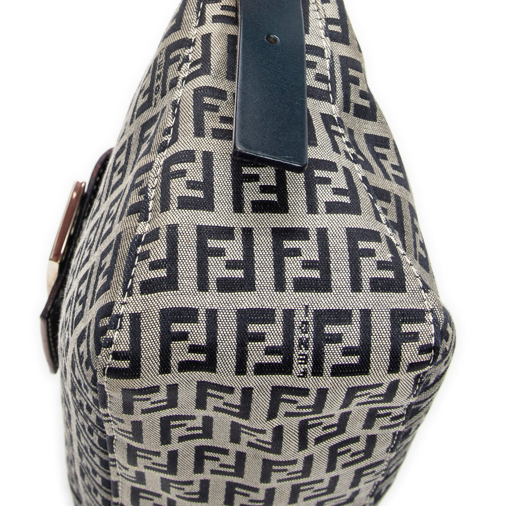 Shoulder Bag Front Slip Pocket Shoulder Tote Grey Zucchino Canvas