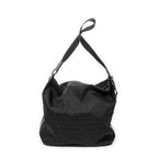 Shoulder Bag Large Zip Messenger Black Zucchino Canvas