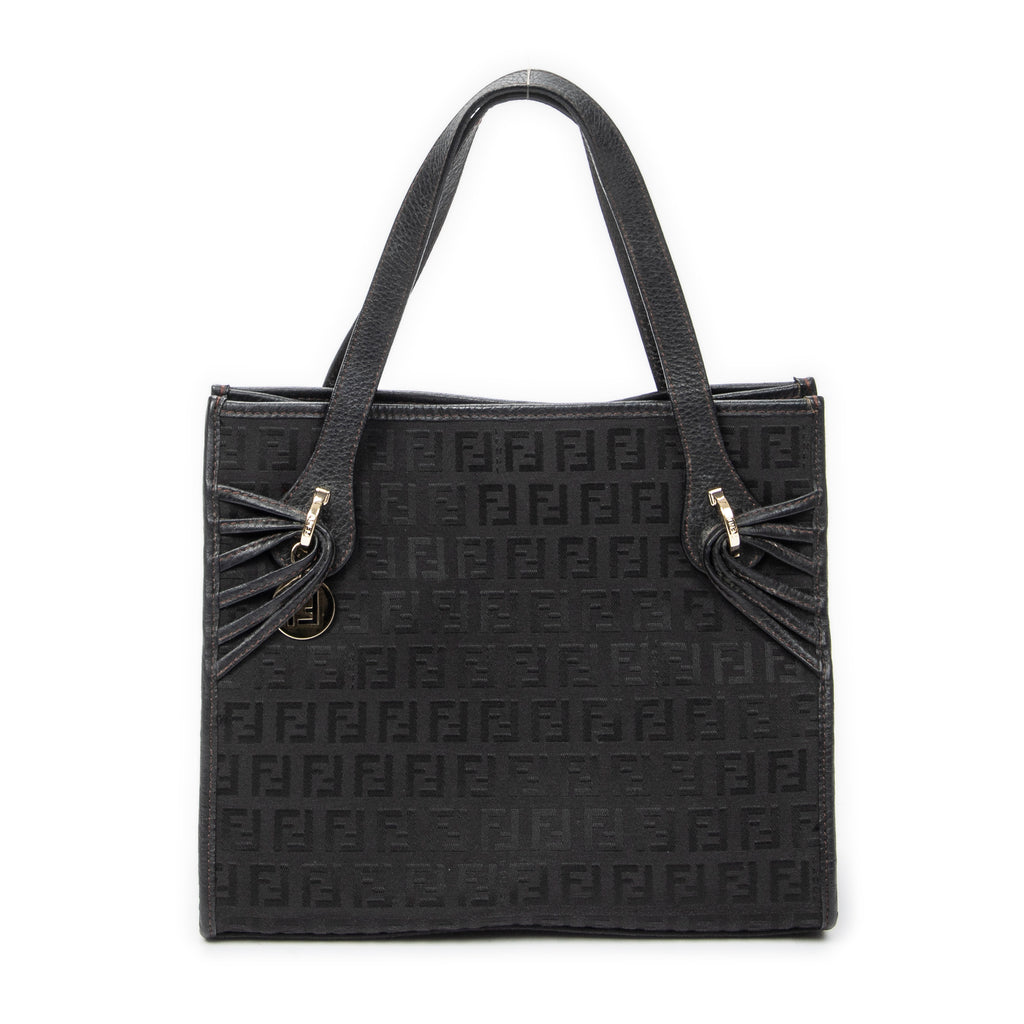 Handbag Mini Shopping Tote Black Zucchino Canvas