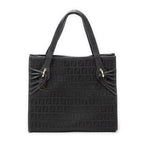 Handbag Mini Shopping Tote Black Zucchino Canvas