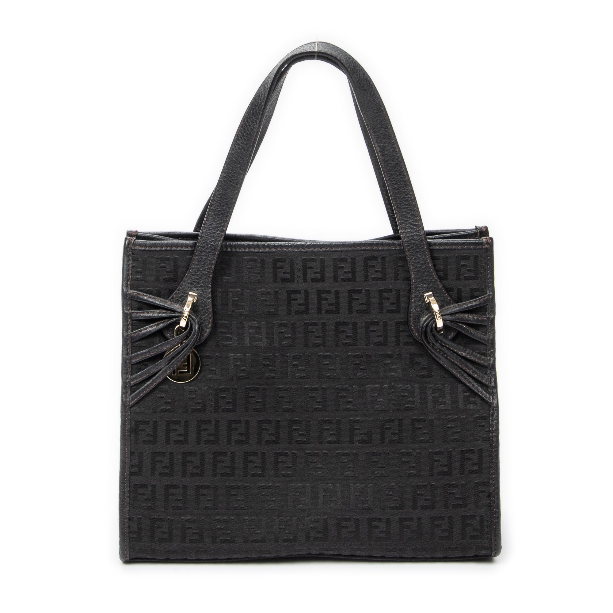 Handbag Mini Shopping Tote Black Zucchino Canvas