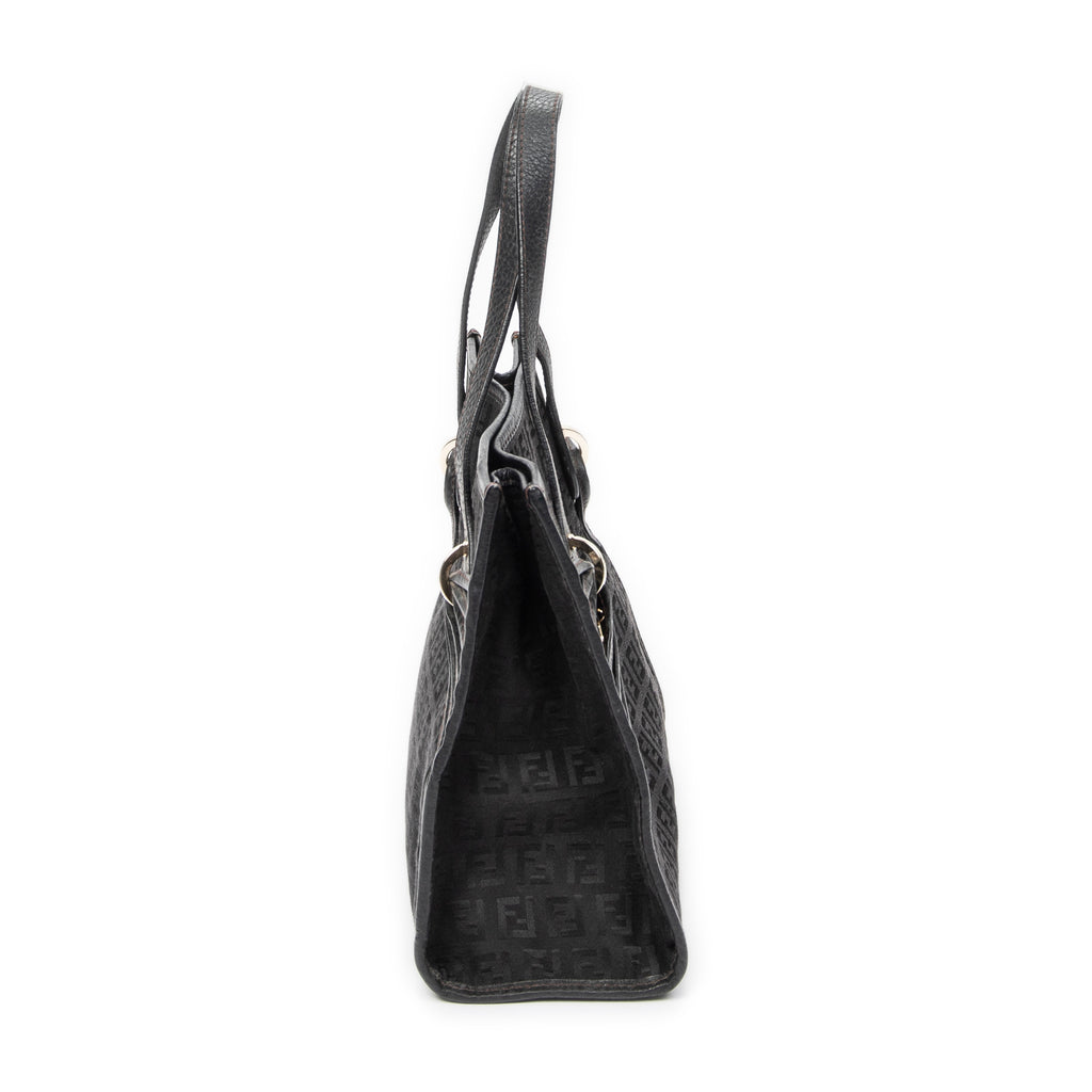 Handbag Mini Shopping Tote Black Zucchino Canvas