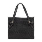 Handbag Mini Shopping Tote Black Zucchino Canvas