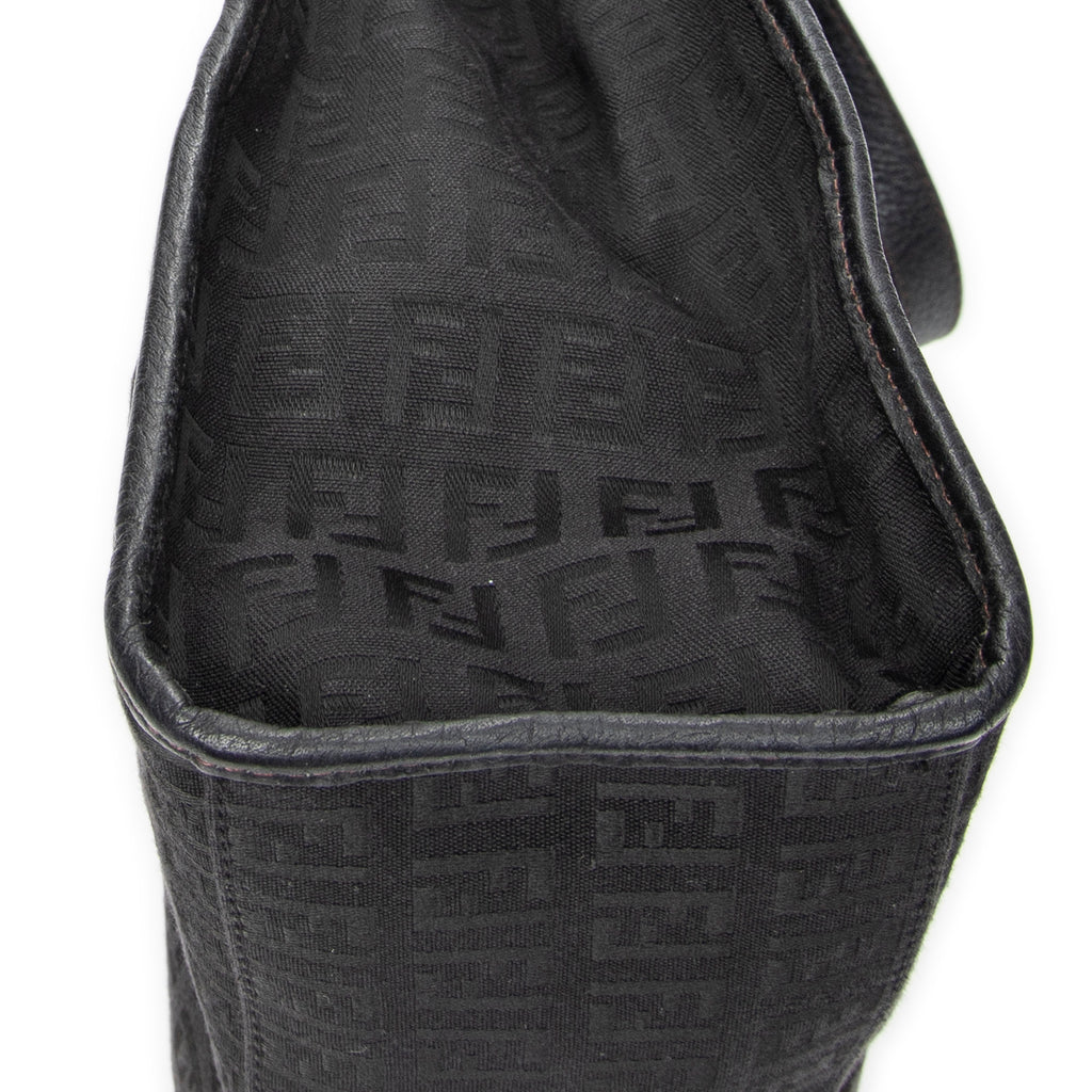 Handbag Mini Shopping Tote Black Zucchino Canvas