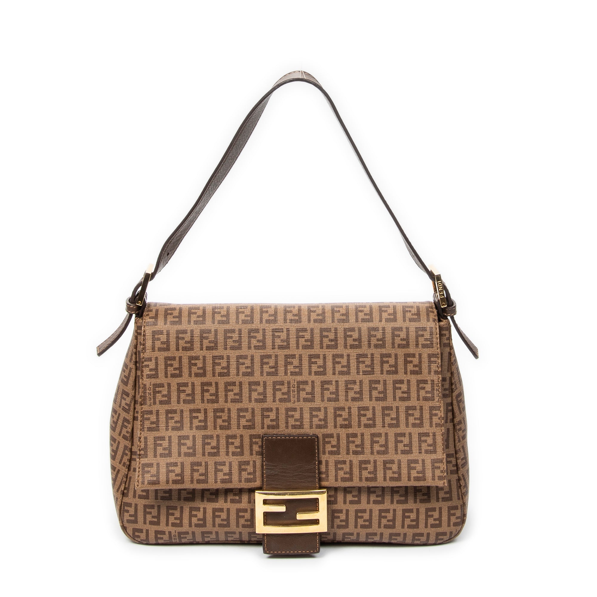 Shoulder Bag Mama Forever Brown Zucchino Coated Canvas