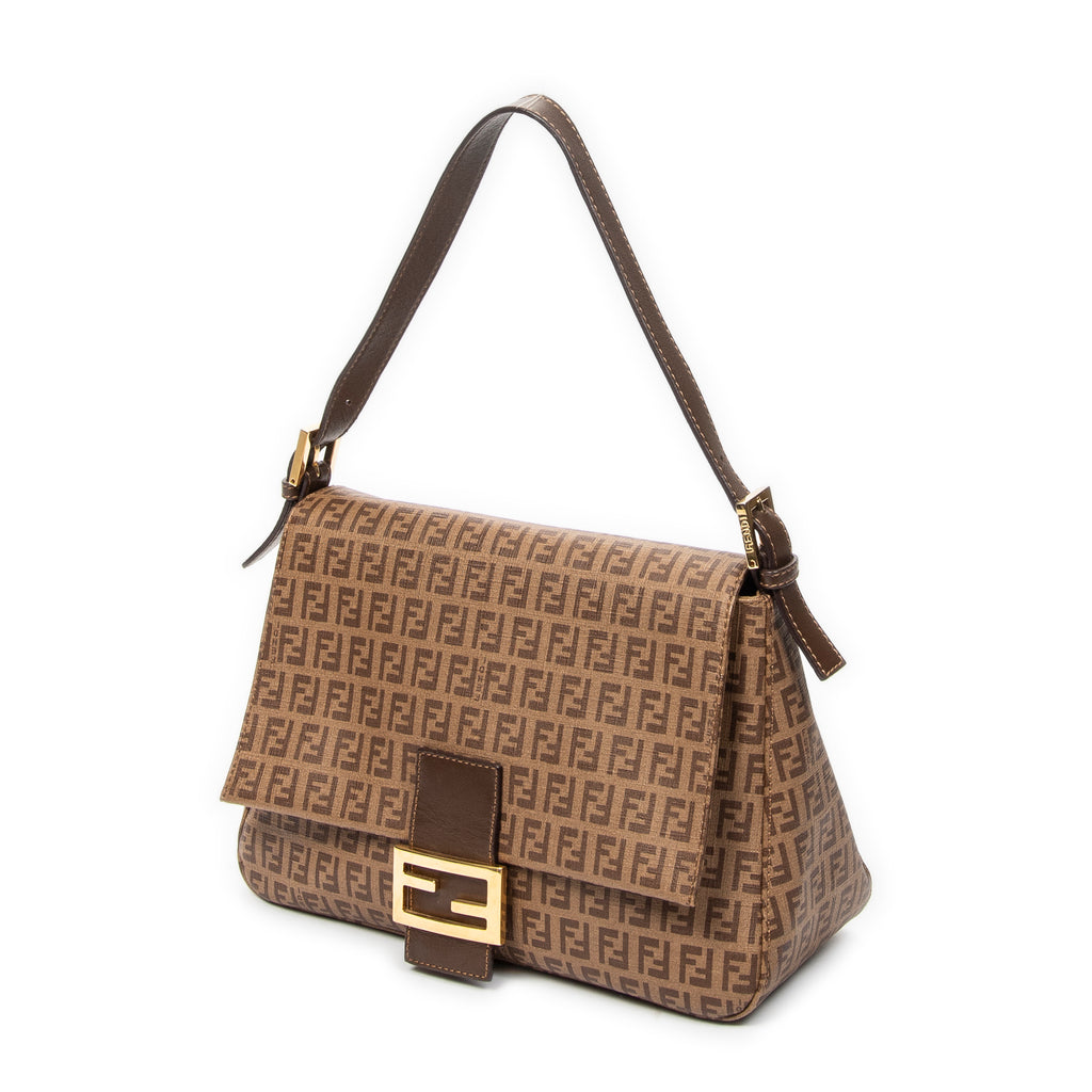 Shoulder Bag Mama Forever Brown Zucchino Coated Canvas