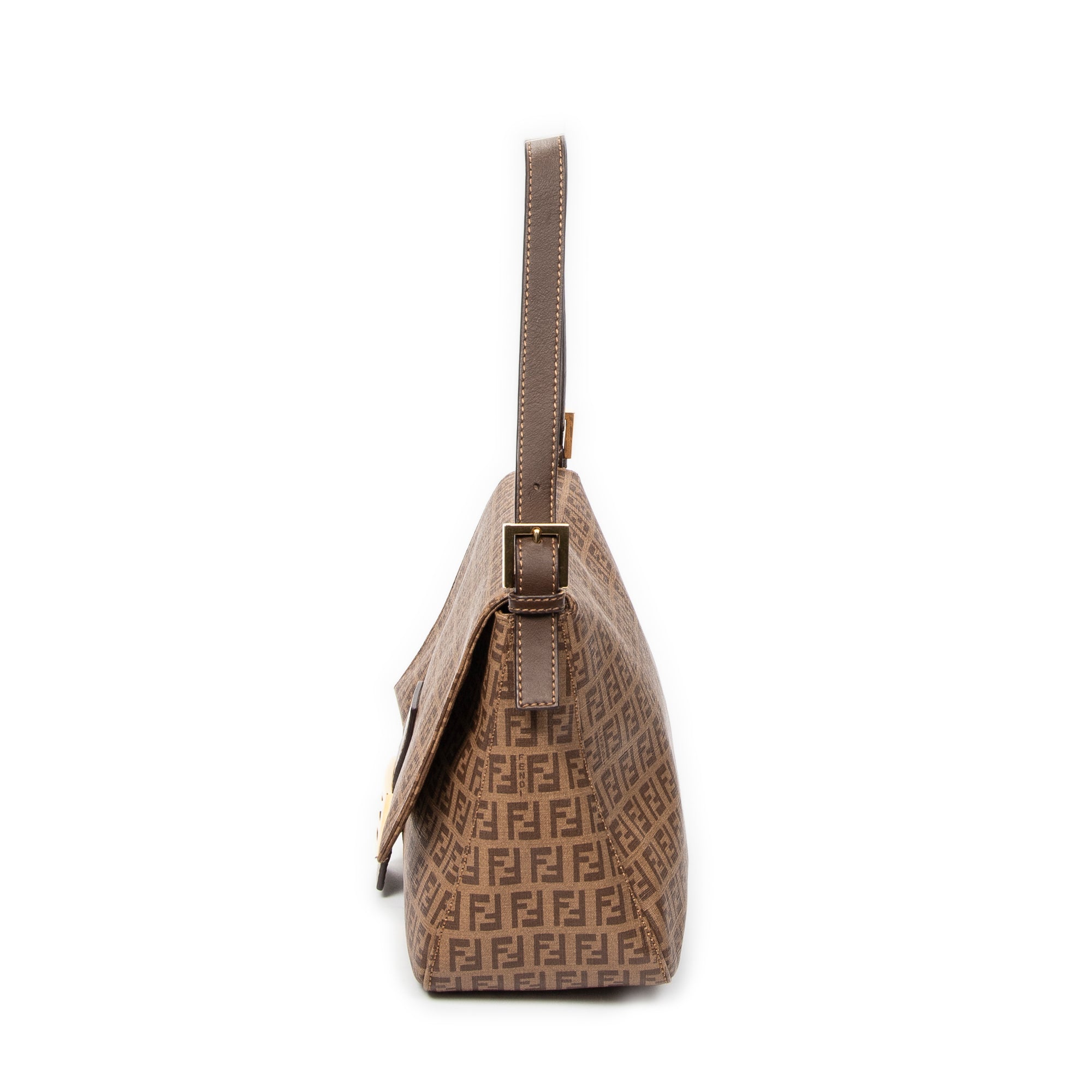 Shoulder Bag Mama Forever Brown Zucchino Coated Canvas
