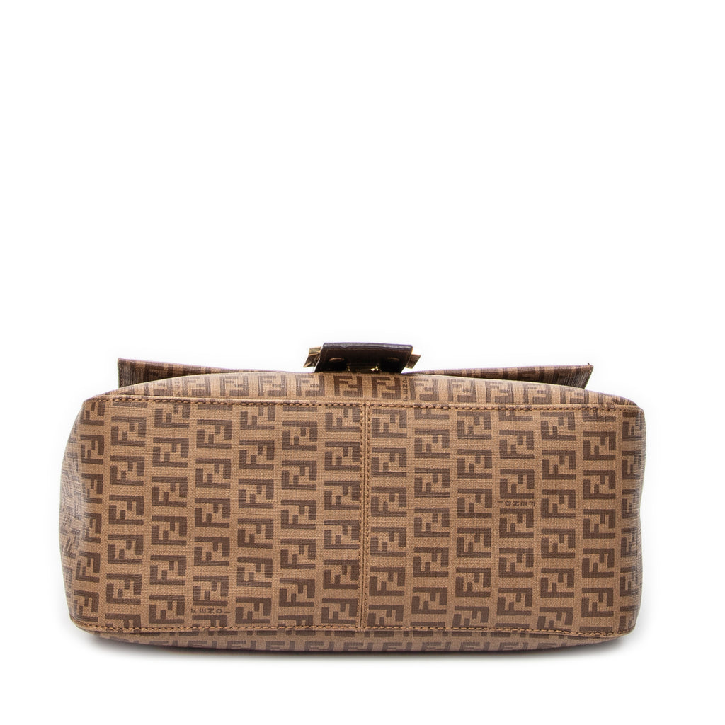 Shoulder Bag Mama Forever Brown Zucchino Coated Canvas