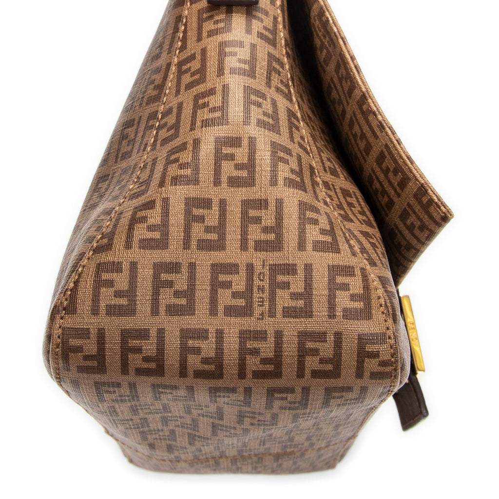 Shoulder Bag Mama Forever Brown Zucchino Coated Canvas