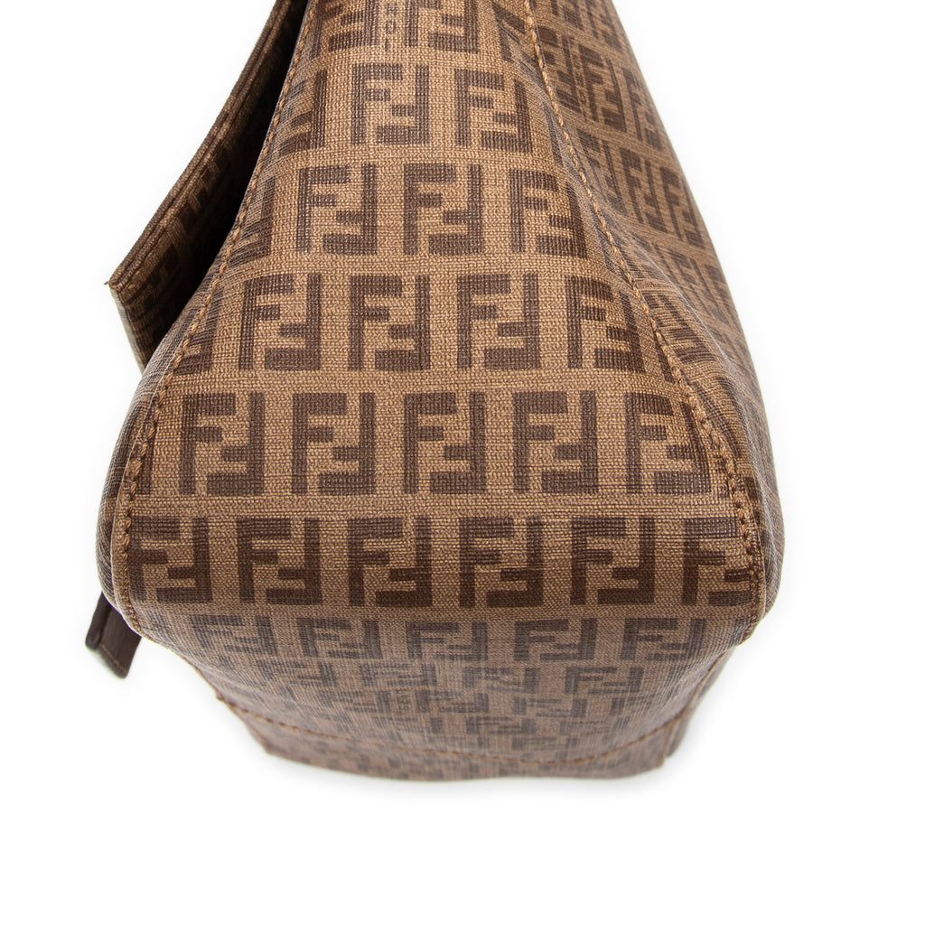 Shoulder Bag Mama Forever Brown Zucchino Coated Canvas