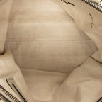 Shoulder Bag Medium Scarlett Top Handle Beige Monogrammed Canvas