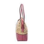 Shoulder Bag Bree Dome Tote Beige Monogrammed Canvas