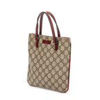 Handbag Mini Vertical Tote Beige Supreme Coated Canvas