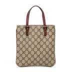 Handbag Mini Vertical Tote Beige Supreme Coated Canvas