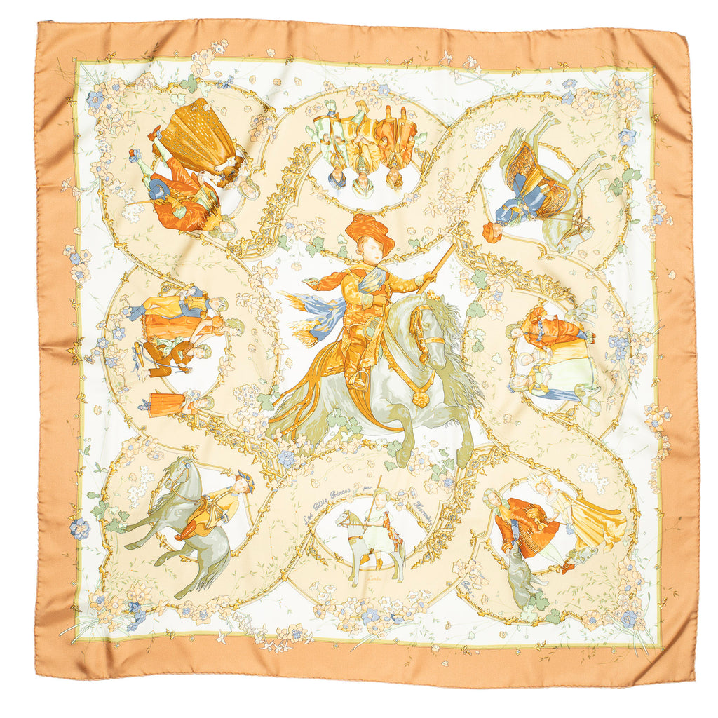 Scarf Scarf Light Beige 100% Twill Silk