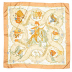 Scarf Scarf Light Beige 100% Twill Silk