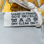 Scarf Scarf Light Blue 100% Twill Silk