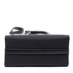 Shoulder Bag Small Square Shopping Tote Black Nylon Canvas