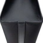 Shoulder Bag Small Square Shopping Tote Black Nylon Canvas