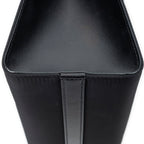 Shoulder Bag Small Square Shopping Tote Black Nylon Canvas