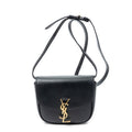 Shoulder Bag Small Kaia Crossbody Black Calfskin Leather