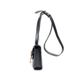 Shoulder Bag Small Kaia Crossbody Black Calfskin Leather