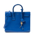 Shoulder Bag Small Sac de Jour Blue Calfskin Leather