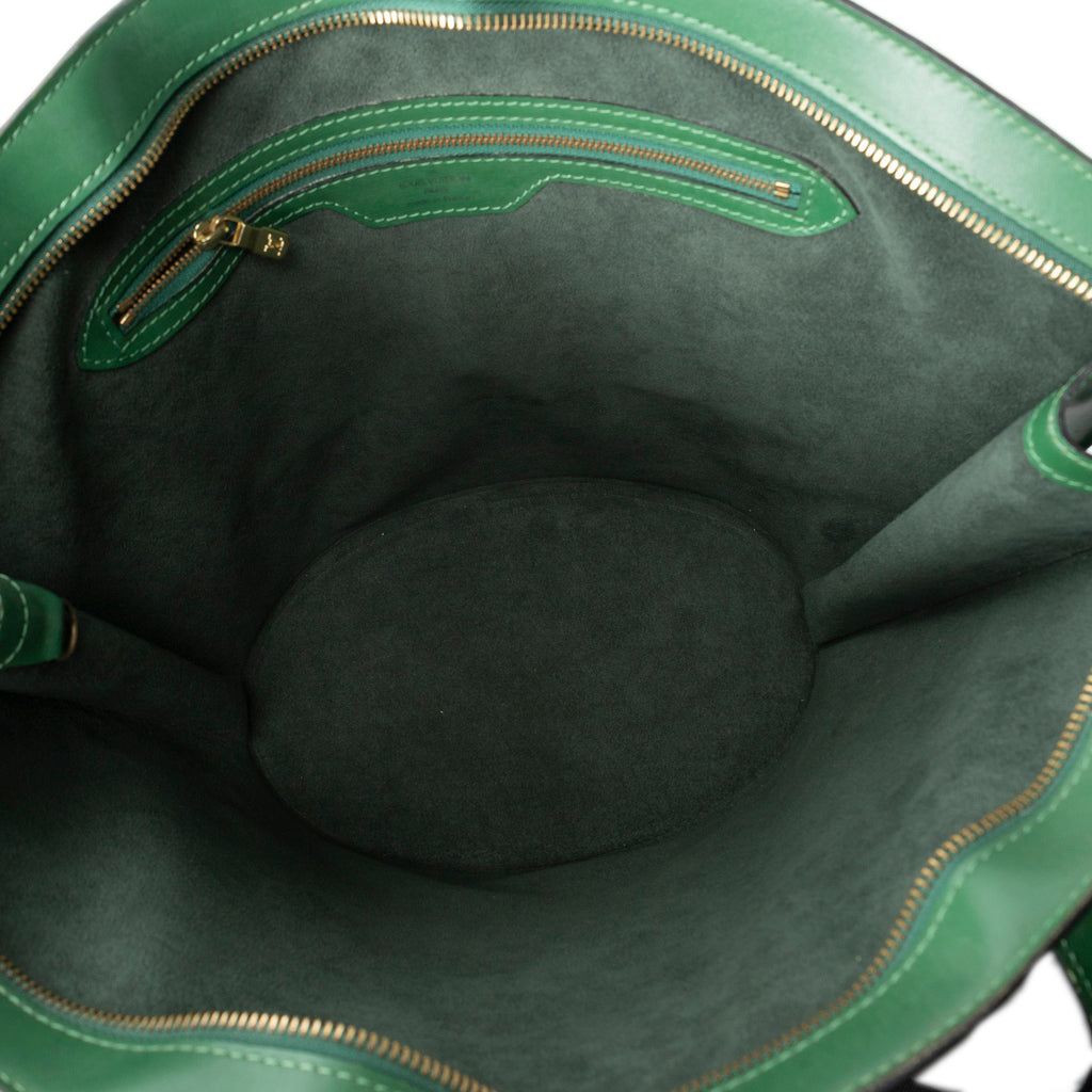 Shoulder Bag St-Jacques Shopping GM Green Epi