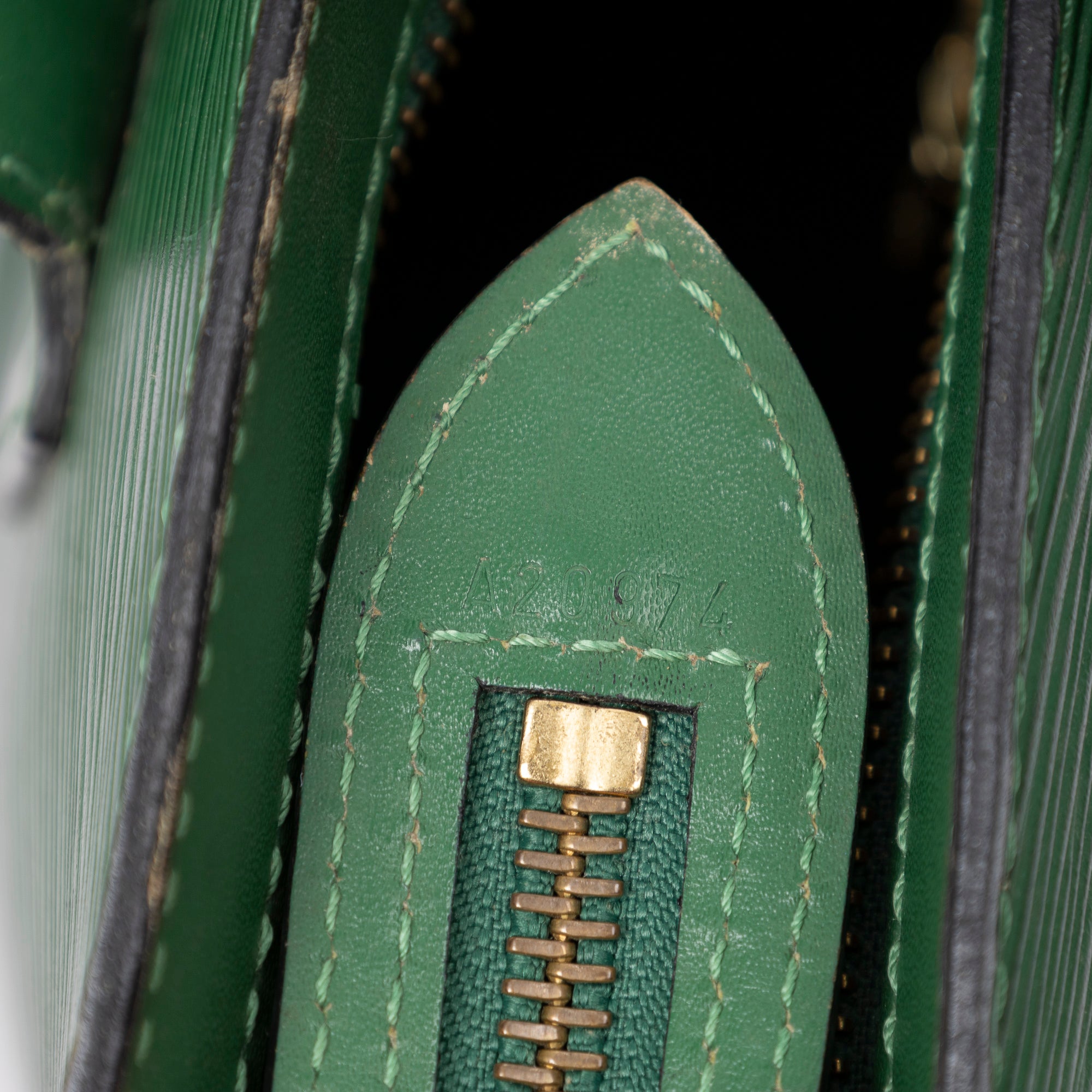 Shoulder Bag St-Jacques Shopping GM Green Epi