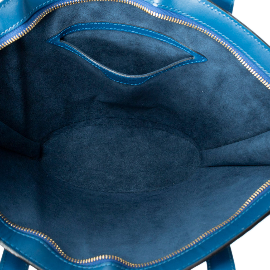 Handbag St-Jacques PM Blue Epi