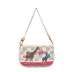 Pouch Mini Pochette Accessoires Ivory Damier Azur