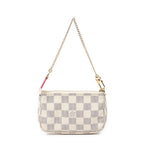 Pouch Mini Pochette Accessoires Ivory Damier Azur