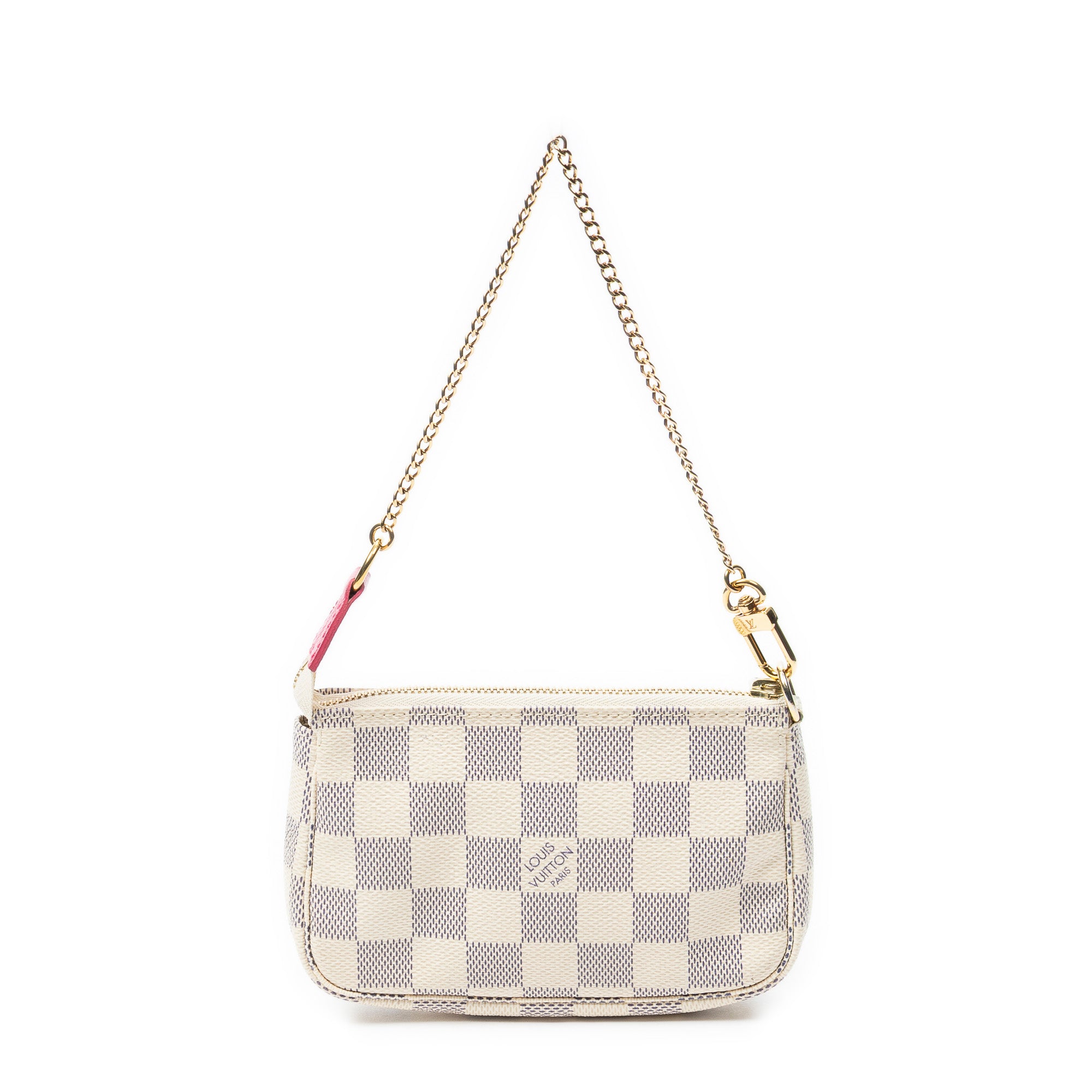 Pouch Mini Pochette Accessoires Ivory Damier Azur
