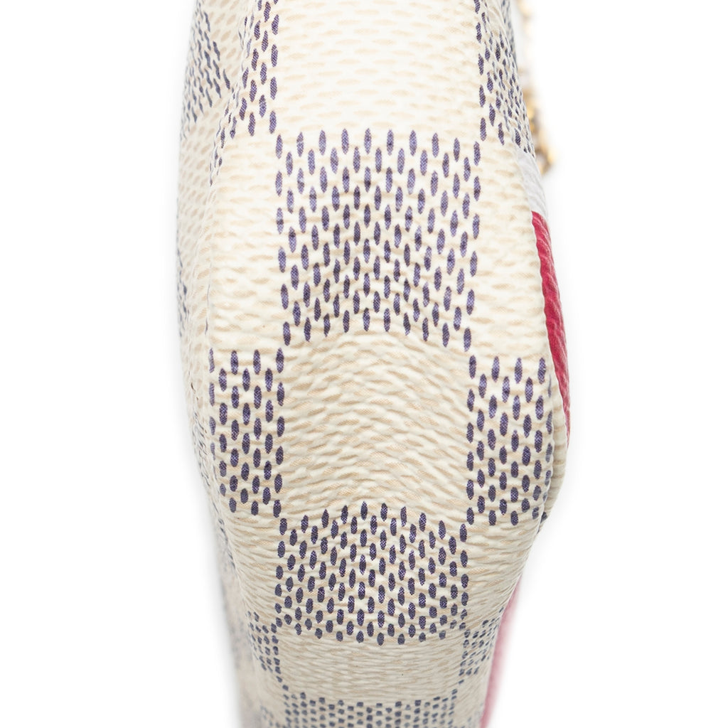 Pouch Mini Pochette Accessoires Ivory Damier Azur