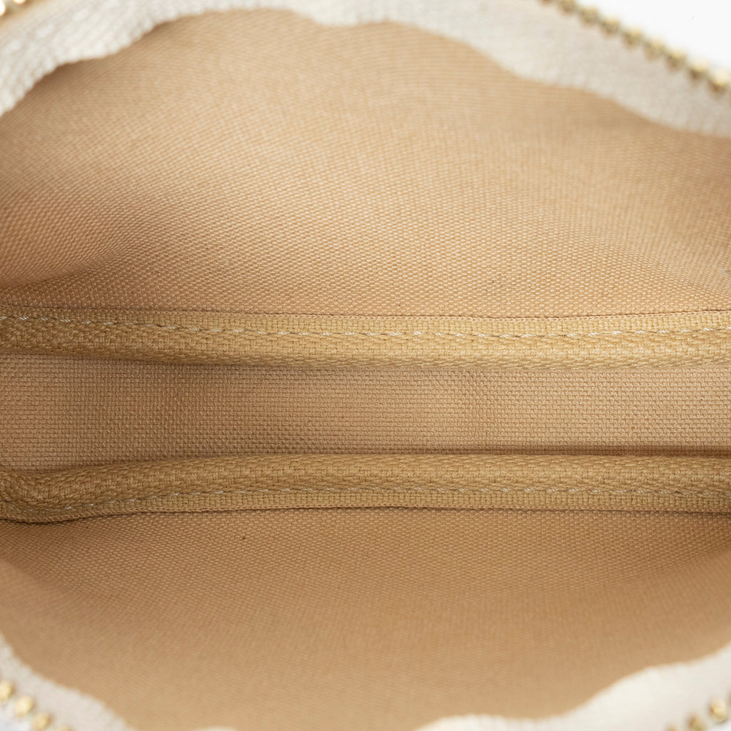 Pouch Mini Pochette Accessoires Ivory Damier Azur